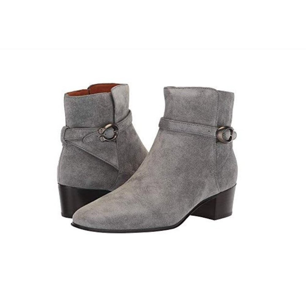 Coach Chrystie Bootie With Signature Buckle Sz 6.5